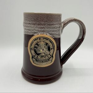 Grey Fox Pottery Maryland Renaissance Festival Tankard Mug